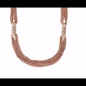 🛍 ELEGANT ROSE GOLD CHANDELIER NECKLACE 🛍